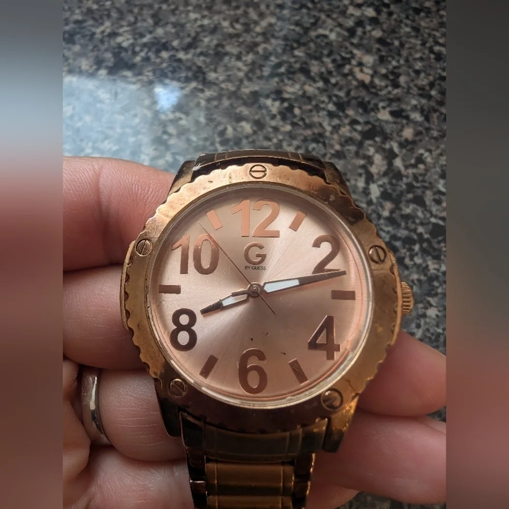 Guess Rose Gold Watch with Rose Gold Dial